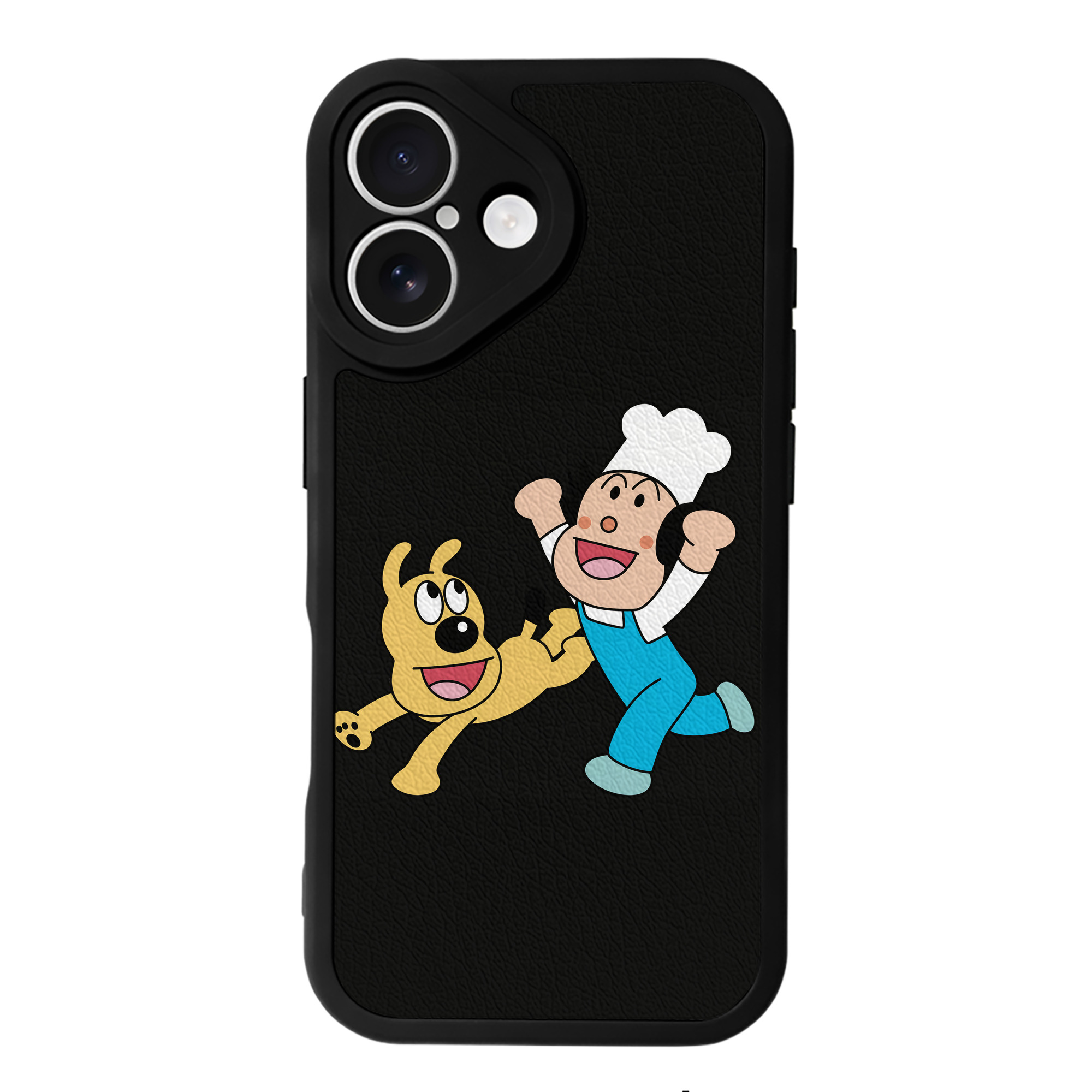 （画像用） アンパンマン Anpanman 【iPhone 16シリーズ対応】シリコンスマホケース（レザー調） 材質：シリコン